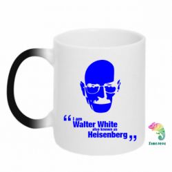 Чашка-хамелеон i am walter white also known as heisenberg - PrintSalon