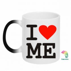 Чашка-хамелеон I love ME - PrintSalon