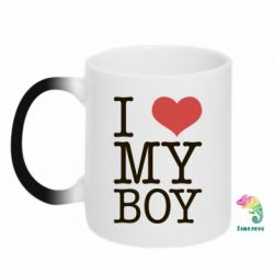 Чашка-хамелеон I love my - PrintSalon