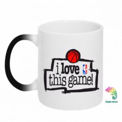 Чашка-хамелеон I love this Game