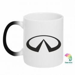 Чашка-хамелеон Infiniti logo - PrintSalon