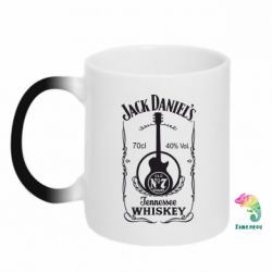 Чашка-хамелеон Jack Daniel's Guitar - PrintSalon