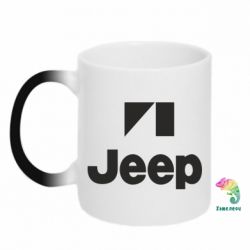Чашка-хамелеон Jeep Logo - PrintSalon
