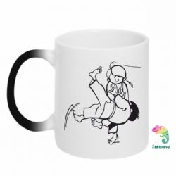 Чашка-хамелеон Judo Fighters - PrintSalon