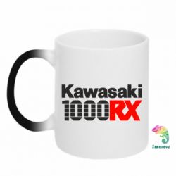 Чашка-хамелеон Kawasaki 1000RX - PrintSalon