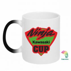 Чашка-хамелеон Kawasaki Ninja Cup - PrintSalon