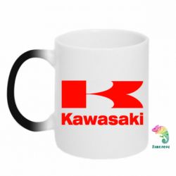 Чашка-хамелеон Kawasaki - PrintSalon