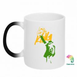 Чашка-хамелеон King MJ - PrintSalon