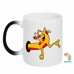 Чашка-хамелеон Кіт - PrintSalon