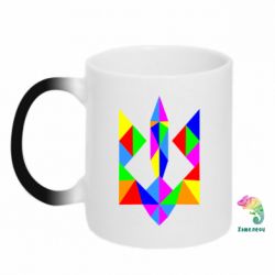 Чашка-хамелеон Кольоровий герб - PrintSalon