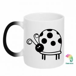 Чашка-хамелеон Коровка - PrintSalon