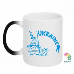 Чашка-хамелеон Козак з гарматою