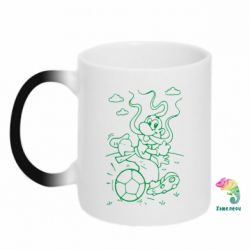 Чашка-хамелеон Козак з м'ячем