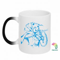 Чашка-хамелеон Козак з щитом