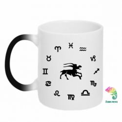 Чашка-хамелеон козерог - PrintSalon