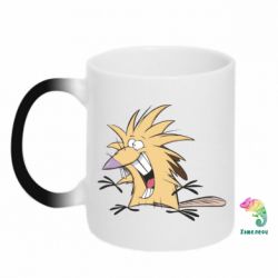 Чашка-хамелеон Крутые бобры-PrintSalon Чашка-хамелеон Крутые бобры