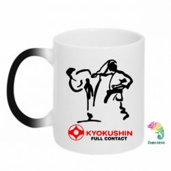 Чашка-хамелеон Kyokushin Full Contact - PrintSalon