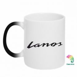Чашка-хамелеон Lanos Logo - PrintSalon