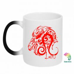 Чашка-хамелеон Leo (Лев) - PrintSalon