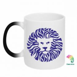 Чашка-хамелеон лев - PrintSalon