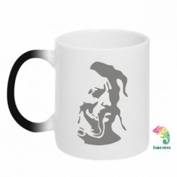 Чашка-хамелеон Лице козака