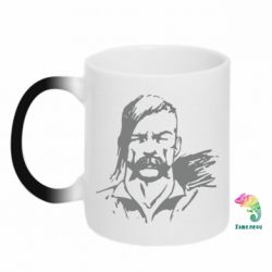 Чашка-хамелеон Лице українського козака