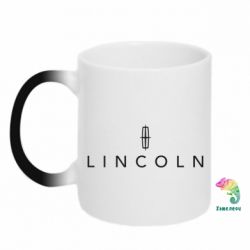 Чашка-хамелеон Lincoln logo - PrintSalon