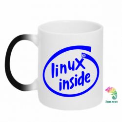 Чашка-хамелеон Linux Inside - PrintSalon