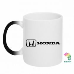 Чашка-хамелеон Логотип Honda - PrintSalon