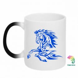 Чашка-хамелеон Лошадь - PrintSalon