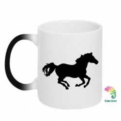 Чашка-хамелеон Лошадка - PrintSalon