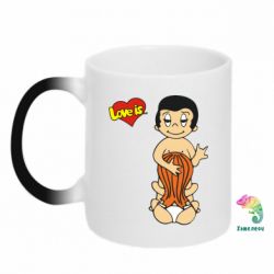 Чашка-хамелеон Love is... Sex :) - PrintSalon