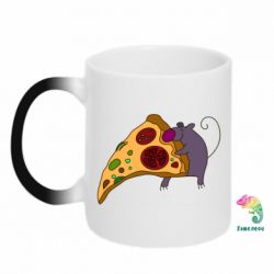 Чашка-хамелеон Love Pizza 2 - PrintSalon