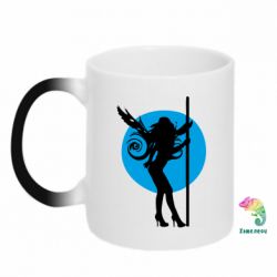 Чашка-хамелеон Лунный танец - PrintSalon