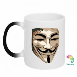 Чашка-хамелеон Маска Вендетта