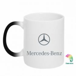 Чашка-хамелеон Mercedes Benz logo - PrintSalon