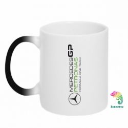 Чашка-хамелеон Mercedes GP Vert - PrintSalon