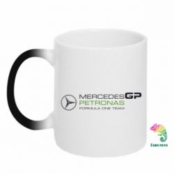 Чашка-хамелеон Mercedes GP - PrintSalon