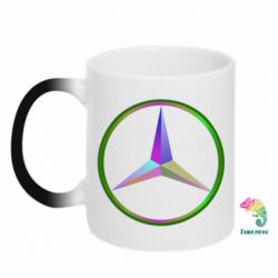 Чашка-хамелеон Mercedes Logo Art - PrintSalon