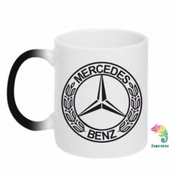 Чашка-хамелеон Mercedes Logo - PrintSalon