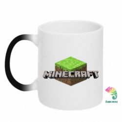 Чашка-хамелеон Minecraft Land - PrintSalon