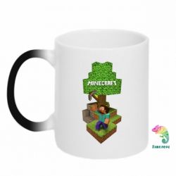 Чашка-хамелеон Minecraft Steve - PrintSalon