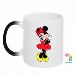 Чашка-хамелеон Минни "Мимими"-PrintSalon Чашка-хамелеон Минни "Мимими"