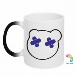 Чашка-хамелеон мордочка - PrintSalon