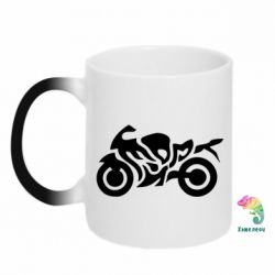 Чашка-хамелеон MOTO SPORT - PrintSalon