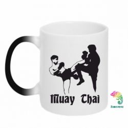 Чашка-хамелеон Muay Thai Fighters - PrintSalon