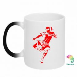 Чашка-хамелеон Muay Thai Low Kick - PrintSalon