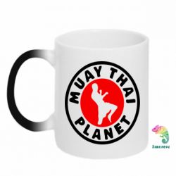 Чашка-хамелеон Muay Thai Planet - PrintSalon