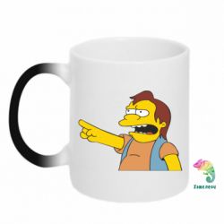 Чашка-хамелеон Нельсон Симпсон - PrintSalon