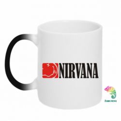 Чашка-хамелеон Nirvana смайл - PrintSalon